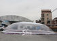 Custom Size Inflatable Swimming Pool Cover Dome Tent With Water Tube For Swimming Pool Use