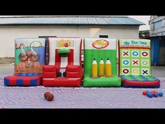 4in1 kids N adults TIC TAC TOE inflatable carnival games for outdoor group building